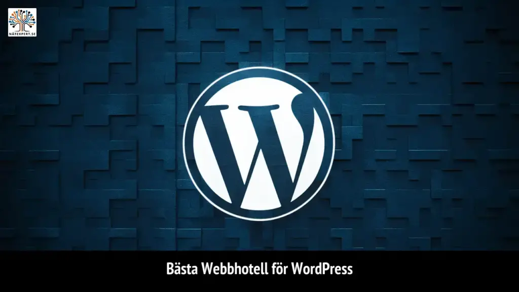 Bästa webbhotell för WordPress tjänstillustration.